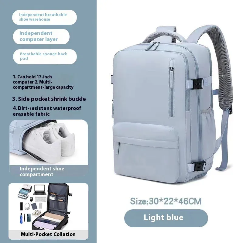 Laptop Bag Travel Backpack for Women & Men – Large Capacity Cabin Backpack for EasyJet & Ryanair