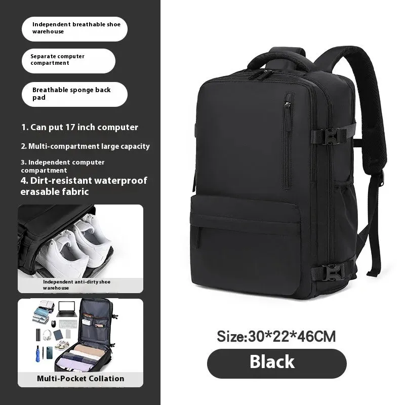 Laptop Bag Travel Backpack for Women & Men – Large Capacity Cabin Backpack for EasyJet & Ryanair
