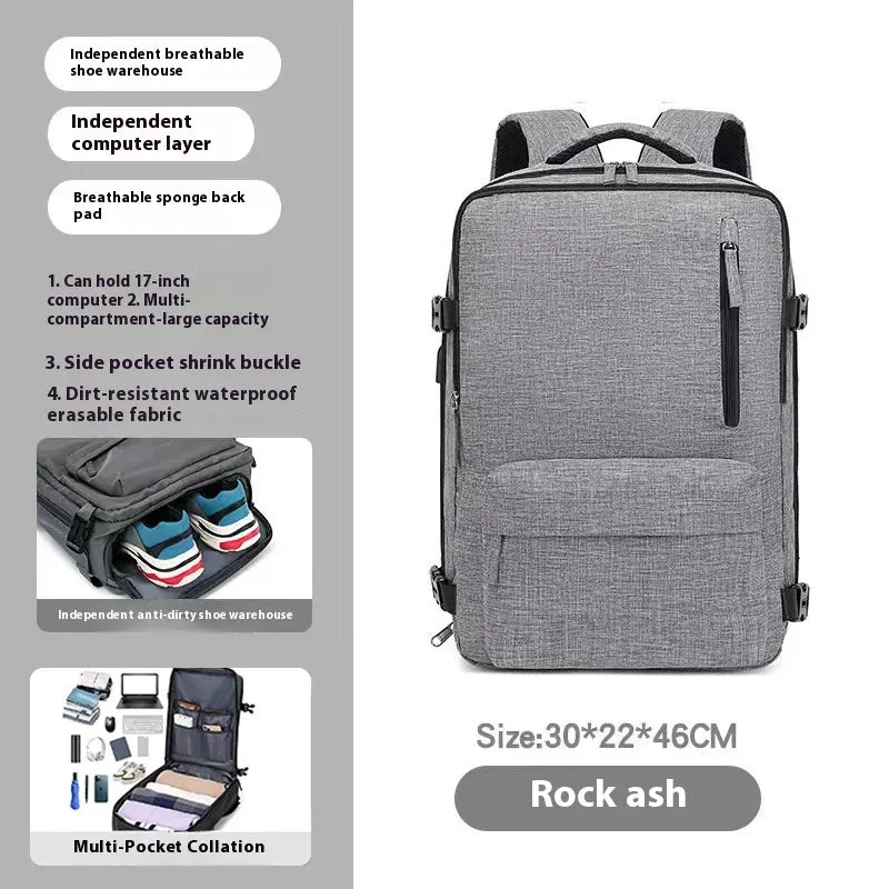 Laptop Bag Travel Backpack for Women & Men – Large Capacity Cabin Backpack for EasyJet & Ryanair