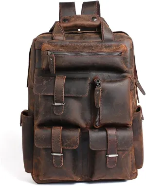 Laptop LARGE Backpack Casual Bookbag Daypack Camping Travel Rucksack