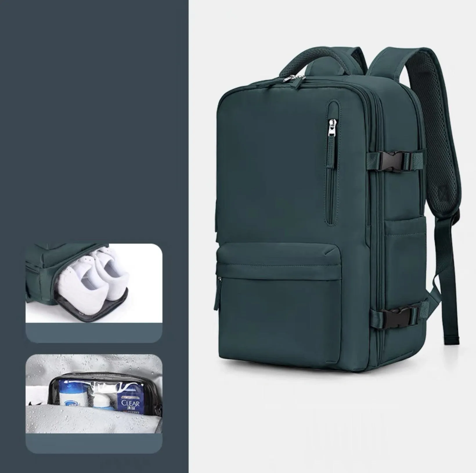 Large Capacity Multifunctional Nylon Travel Backpack