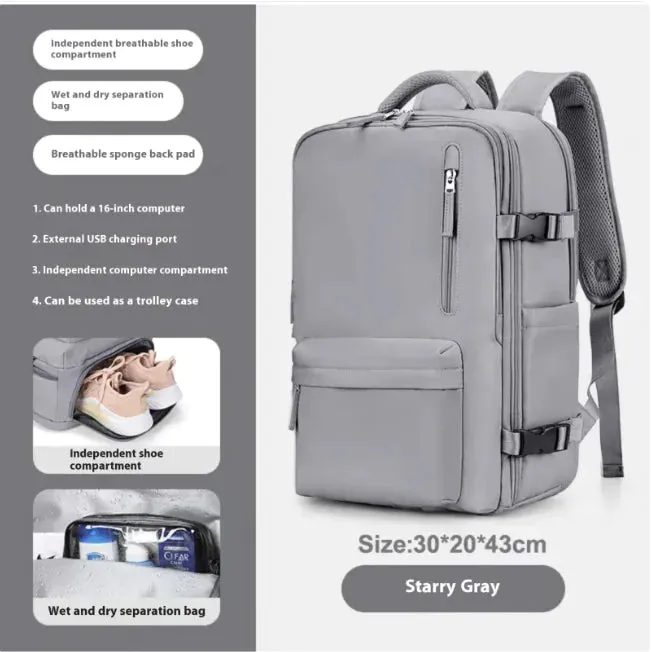 Large-Capacity Travel & School Backpack