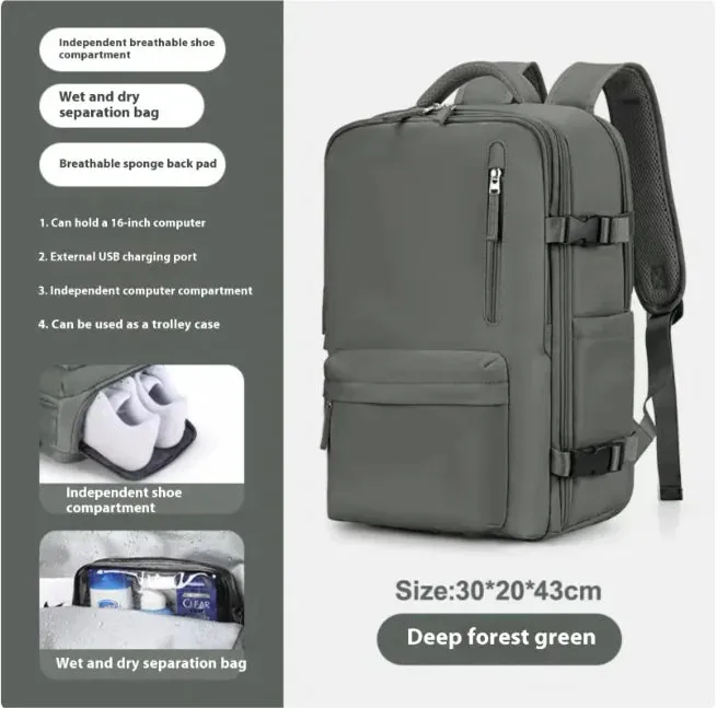 Large-Capacity Travel & School Backpack