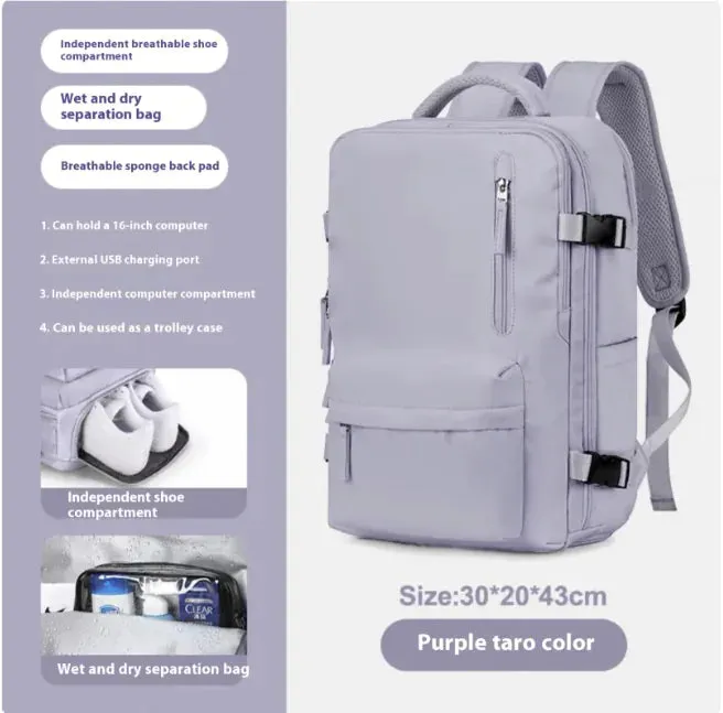 Large-Capacity Travel & School Backpack