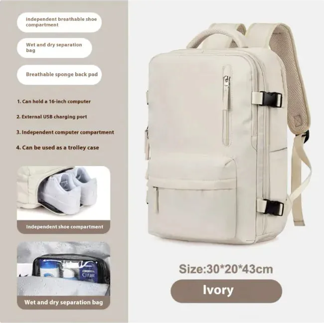 Large-Capacity Travel & School Backpack