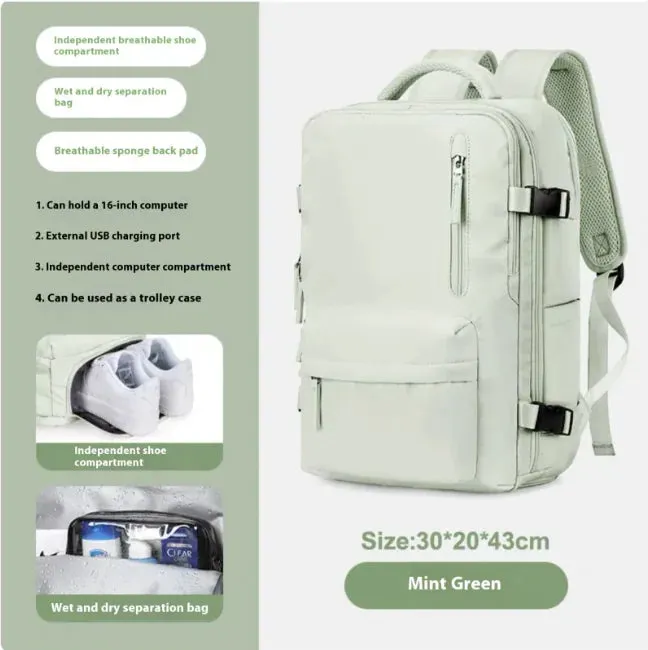 Large-Capacity Travel & School Backpack