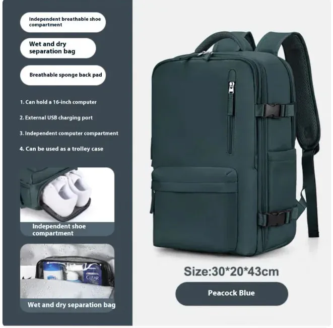 Large-Capacity Travel & School Backpack