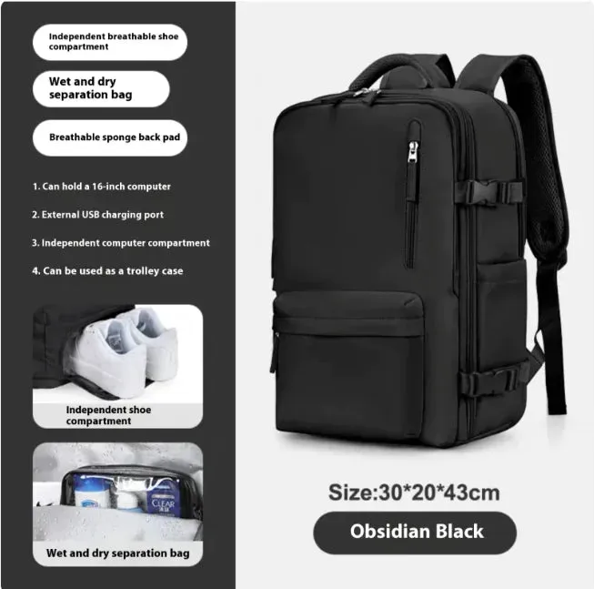 Large-Capacity Travel & School Backpack