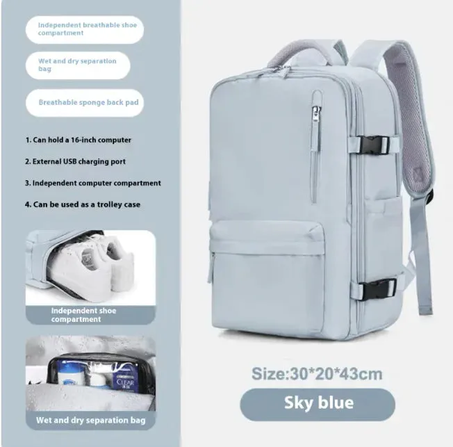 Large-Capacity Travel & School Backpack