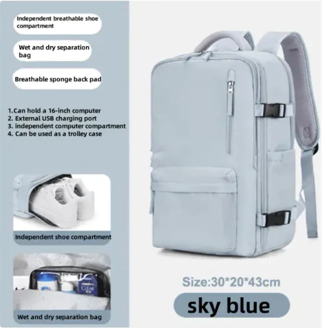 Large-Capacity Travel & School Backpack