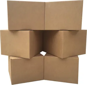 Large Moving Boxes 20" x 20" x 15" (Pack of 6)