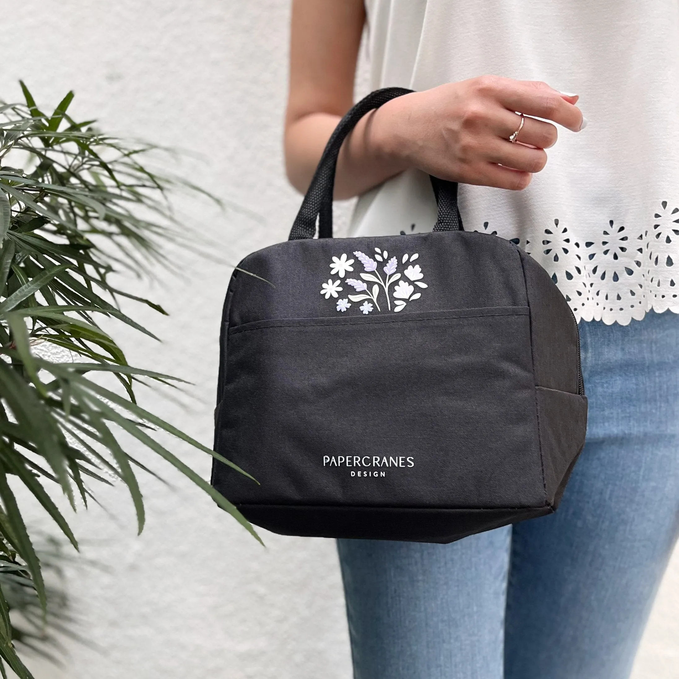 Lavender Fields Insulated Lunch Bag
