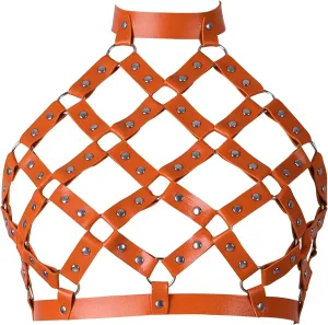 Leather Body Harness Bra for Women Strap Adjust Plus Size Festival Rave Costume