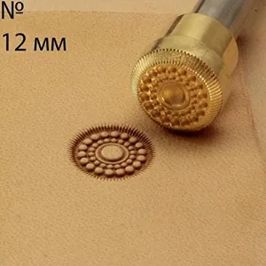 Leather Stamp Tool Working Carving Punches Tools Craft Saddle Brass #183