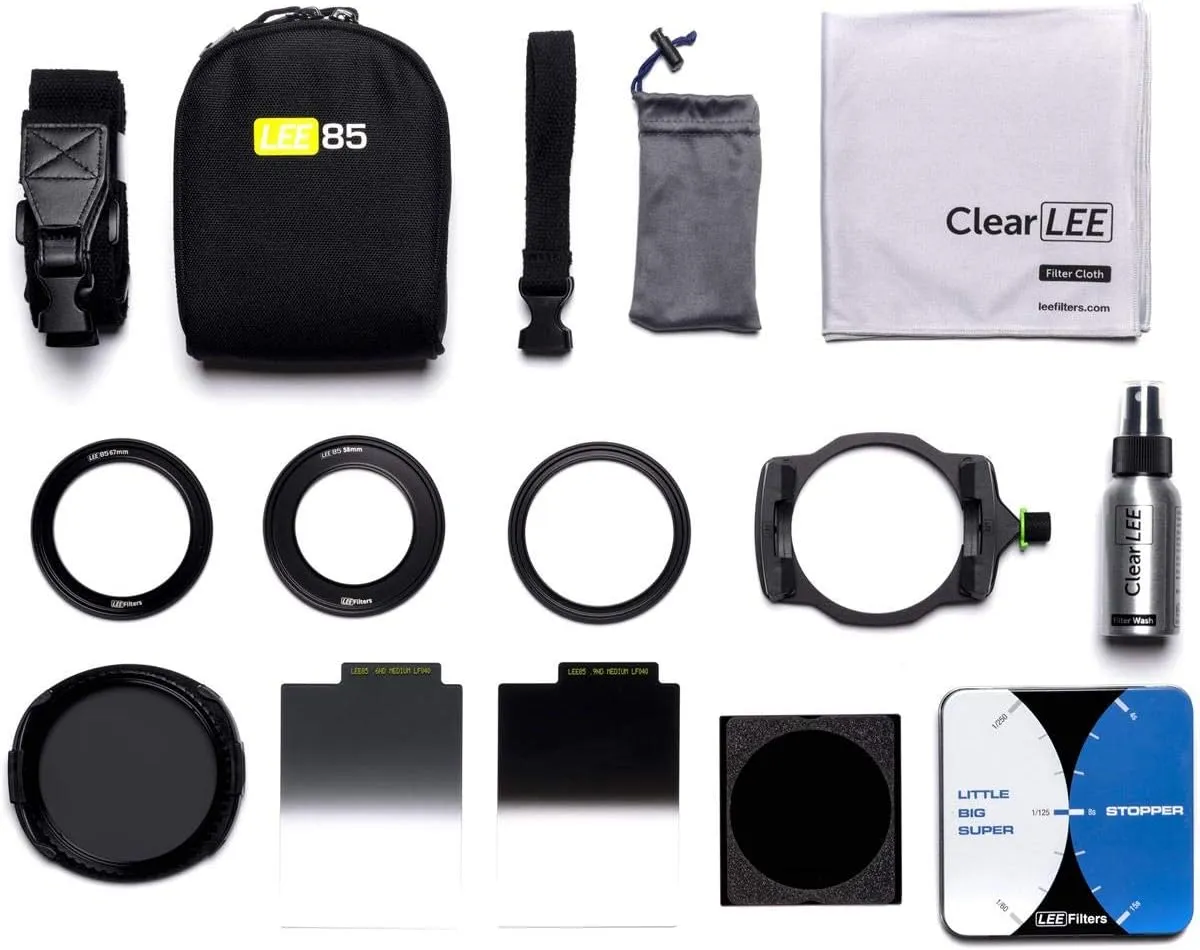 LEE85 Square Filter System Deluxe Kit - Designed for Smaller Bodied Cameras