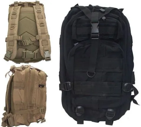 Level III Lv3 Molle Assault Pack Backpack--BLACK