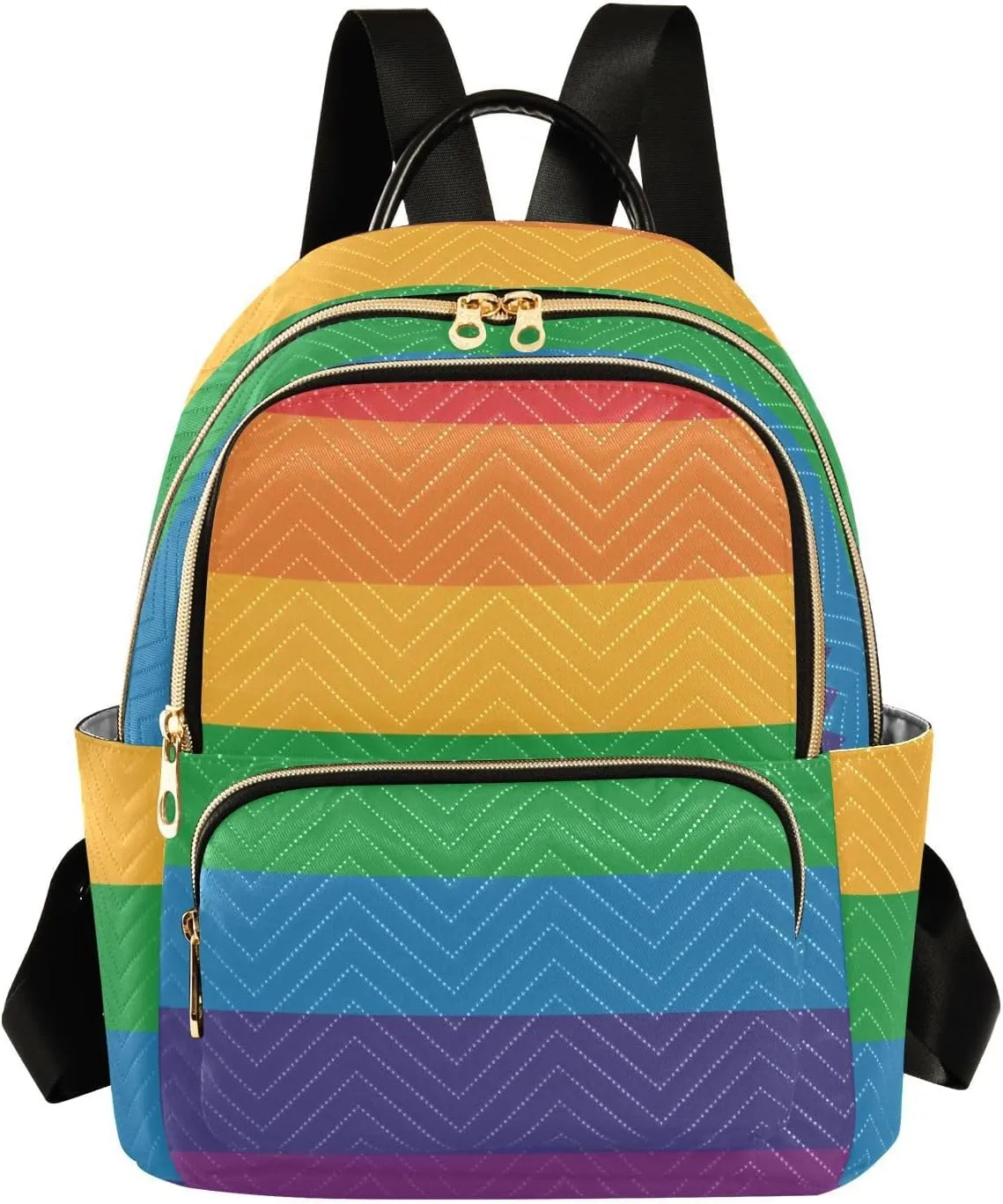 Lgbt Pride Flag Mini Backpack for Women, Travel Backpack Purse Daypack Shoulder Bag for Ladies