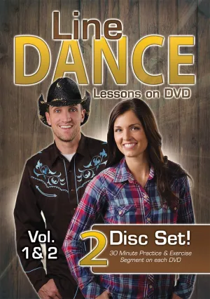 Line Dance Lessons on Vol 1 & 2 - Learn 20 Line Dances, Plus two 30 Minute Bonus Workouts! Instruction & Exercise in a Set