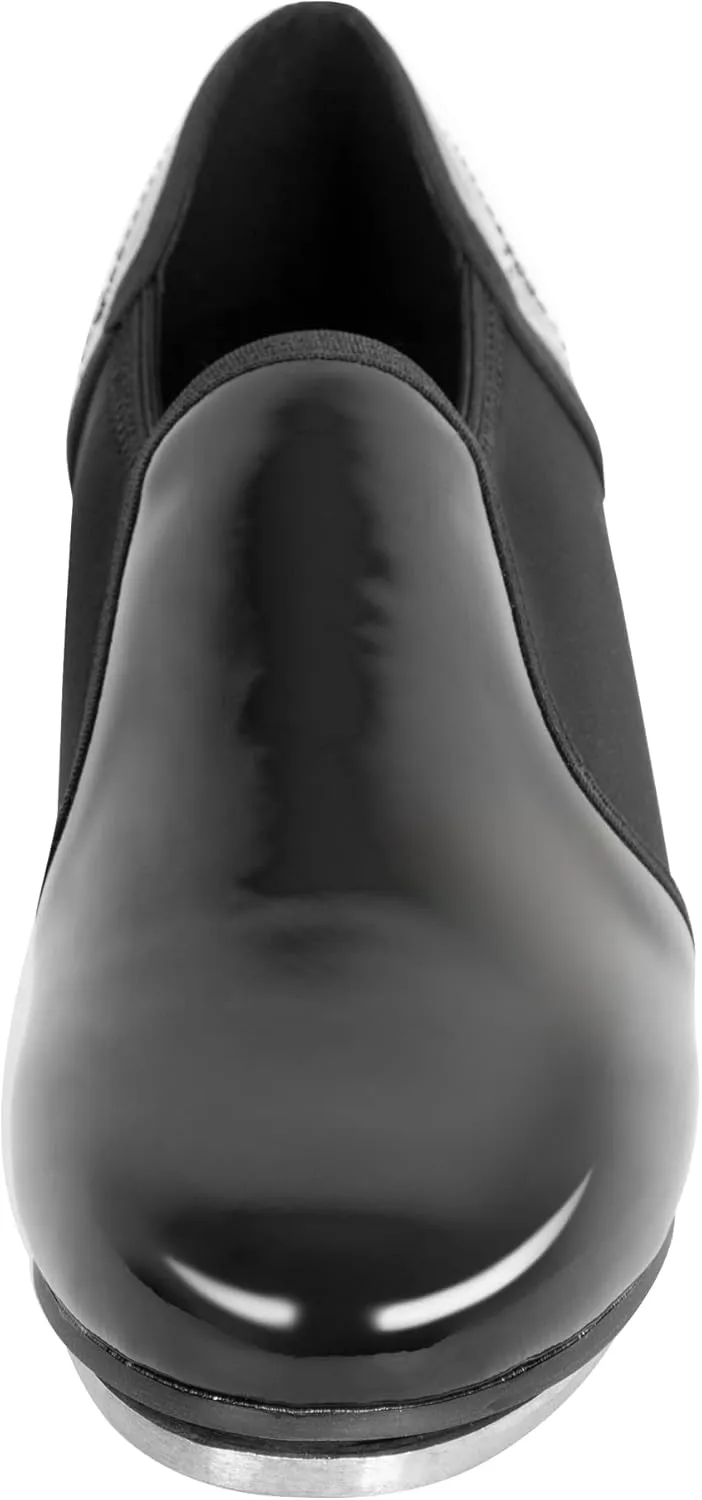 Linodes Unisex PU Leather Slip On Tap Shoe Dance Shoes for Women and Men's Dance Shoes