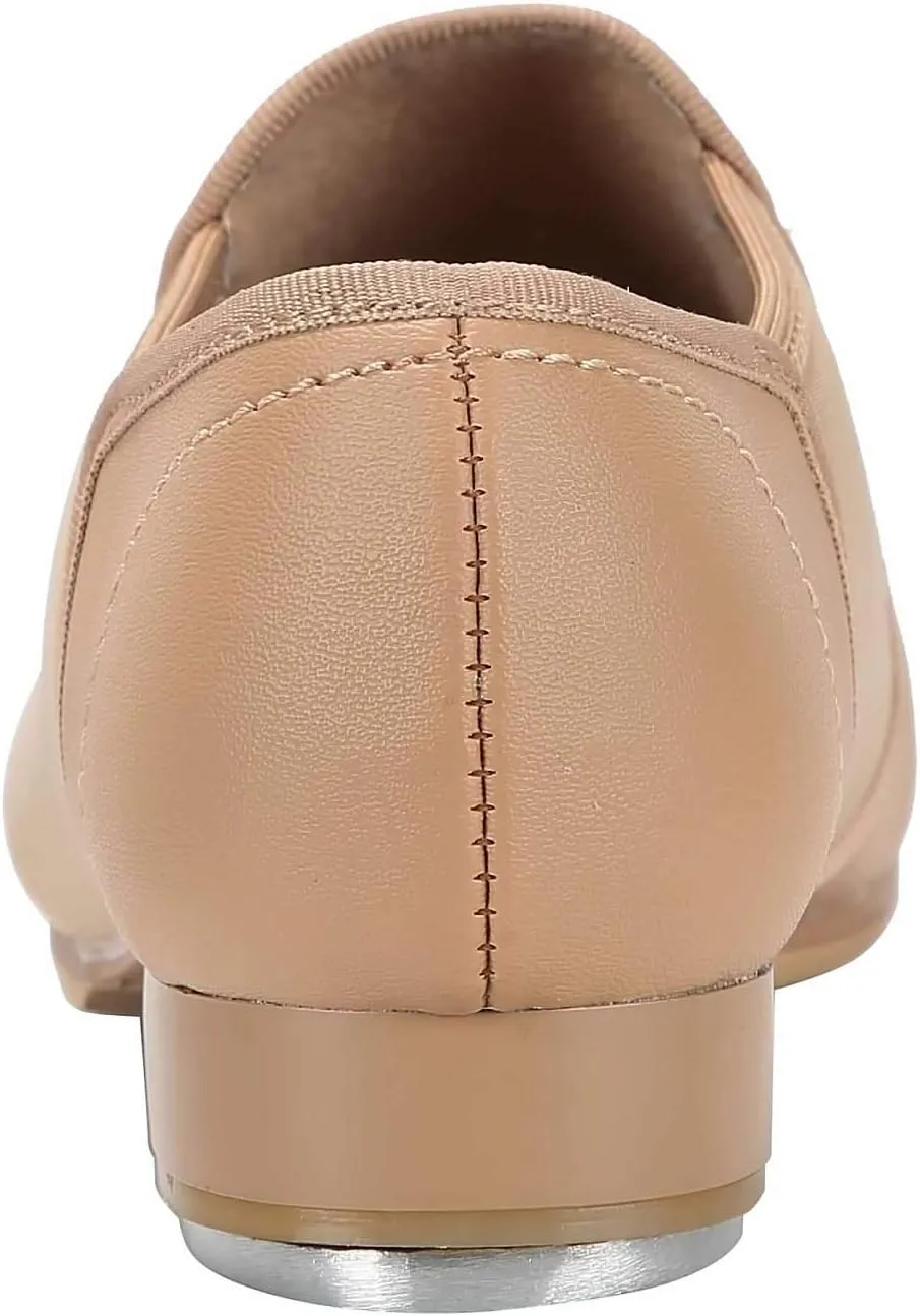 Linodes Unisex PU Leather Slip On Tap Shoe Dance Shoes for Women and Men's Dance Shoes