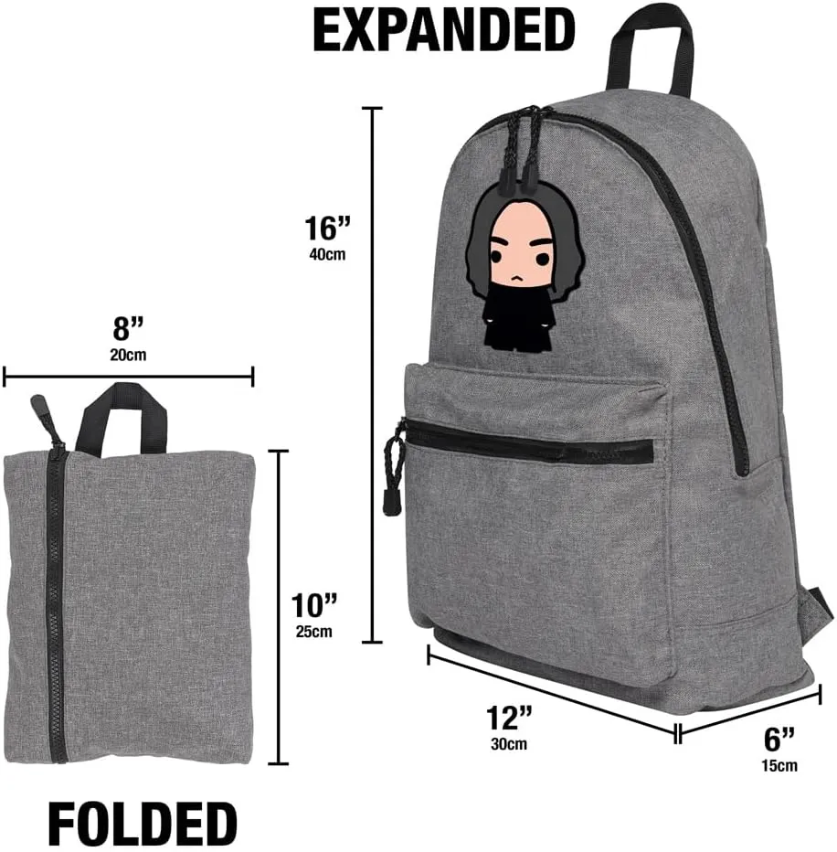 LOGOVISION Harry Potter Snape Cute Chibi Character Lightweight Backpack for Work School Daily Use Packable for Travel