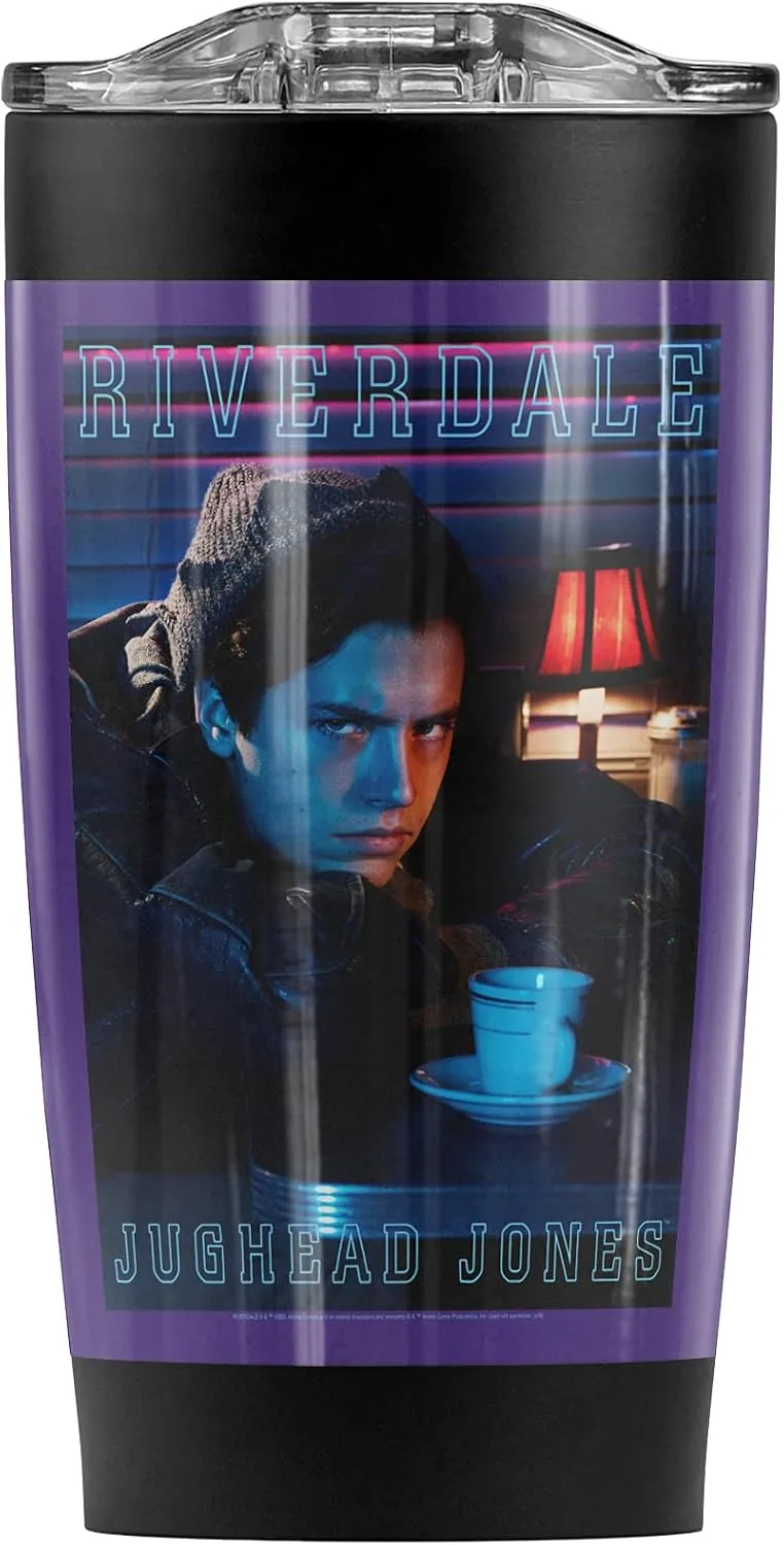 Logovision Riverdale Jughead Jones Stainless Steel Tumbler 20 oz Coffee Travel Mug/Cup, Vacuum Insulated & Double Wall with Leakproof Sliding Lid | Great for Hot Drinks and Cold Beverages