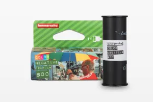 Lomography Color Negative Film, 120 Format, ISO 800, Single Roll, C41 Process