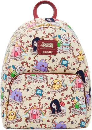 Loungefly Adventure Time Banner Mini Backpack PURPLE NONE