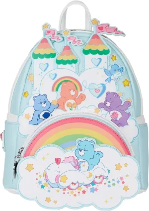 Loungefly Care Bears CareALot Castle Mini Backpack Multi