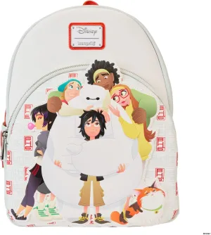 Loungefly Disney Big Hero 6 10th Anniversary Baymax Gang Mini Backpack