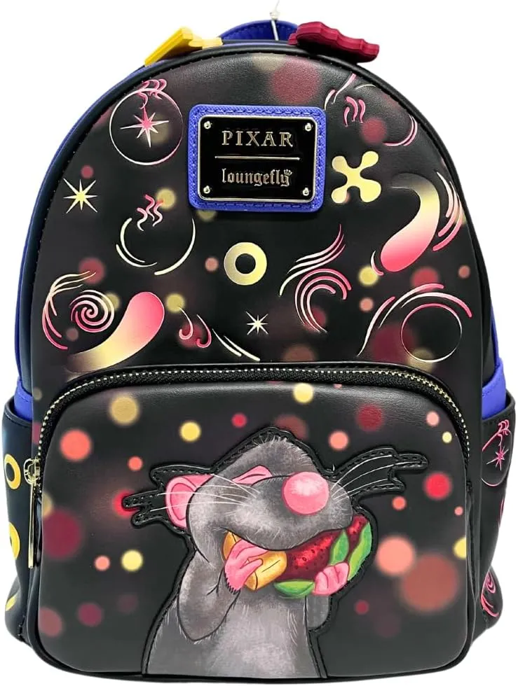 Loungefly Exclusive Disney Pixar Ratatouille Remy Food Scene Mini Backpack