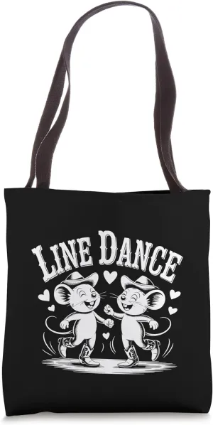 Love Line Dance funny mouse dance groups choreographers Tote Bag