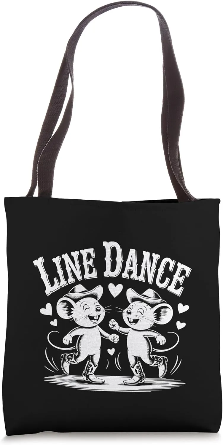 Love Line Dance funny mouse dance groups choreographers Tote Bag