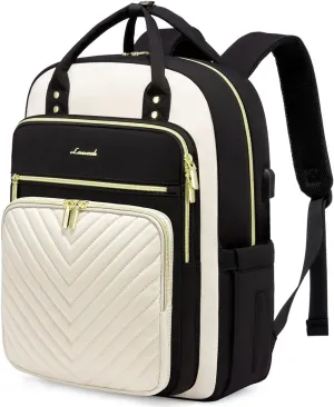 LOVEVOOK 17.3 Inch Laptop Backpack for Women,Fashion Work Travel Backpack,Waterproof Day Pack Purse for Teacher Nurse