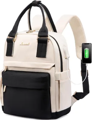 LOVEVOOK Mini Backpack for Women Stylish Waterproof Backpack Purse with USB Port, Cute Bookbag for College School Travel