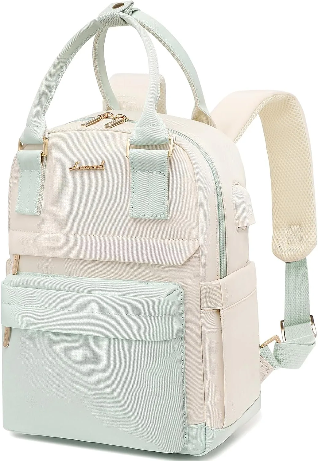 LOVEVOOK Mini Backpack for Women Stylish Waterproof Backpack Purse with USB Port, Cute Daypack for College Travel Party