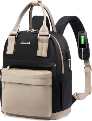 LOVEVOOK Mini Backpack for Women Stylish Waterproof Backpack Purse with USB Port, Cute Daypack for College Travel Party