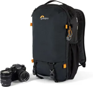 Lowepro Trekker Lite BP 150, Camera Backpack with Removable Insert, with Accessory Strap System, Camera Bag for Mirrorless, Compatible with Sony Alpha 6000, Black