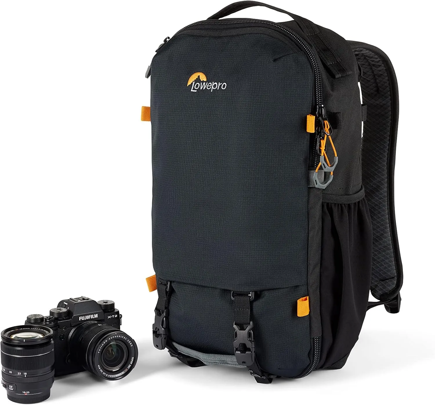 Lowepro Trekker Lite BP 150, Camera Backpack with Removable Insert, with Accessory Strap System, Camera Bag for Mirrorless, Compatible with Sony Alpha 6000, Black