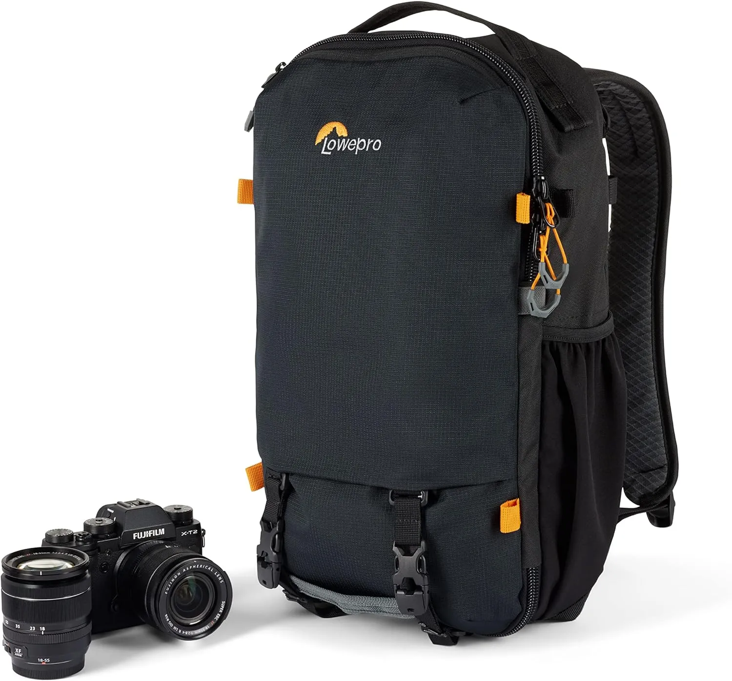 Lowepro Trekker Lite BP 150, Camera Backpack with Removable Insert, with Accessory Strap System, Camera Bag for Mirrorless, Compatible with Sony Alpha 6000, Black