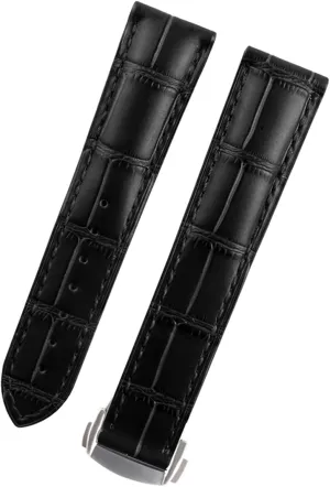 Luxury Watch Band For Omega Strap Seamaster Genuine Leather Bracelet Deployment Buckle Tool Replacement Watch Accessories Parts