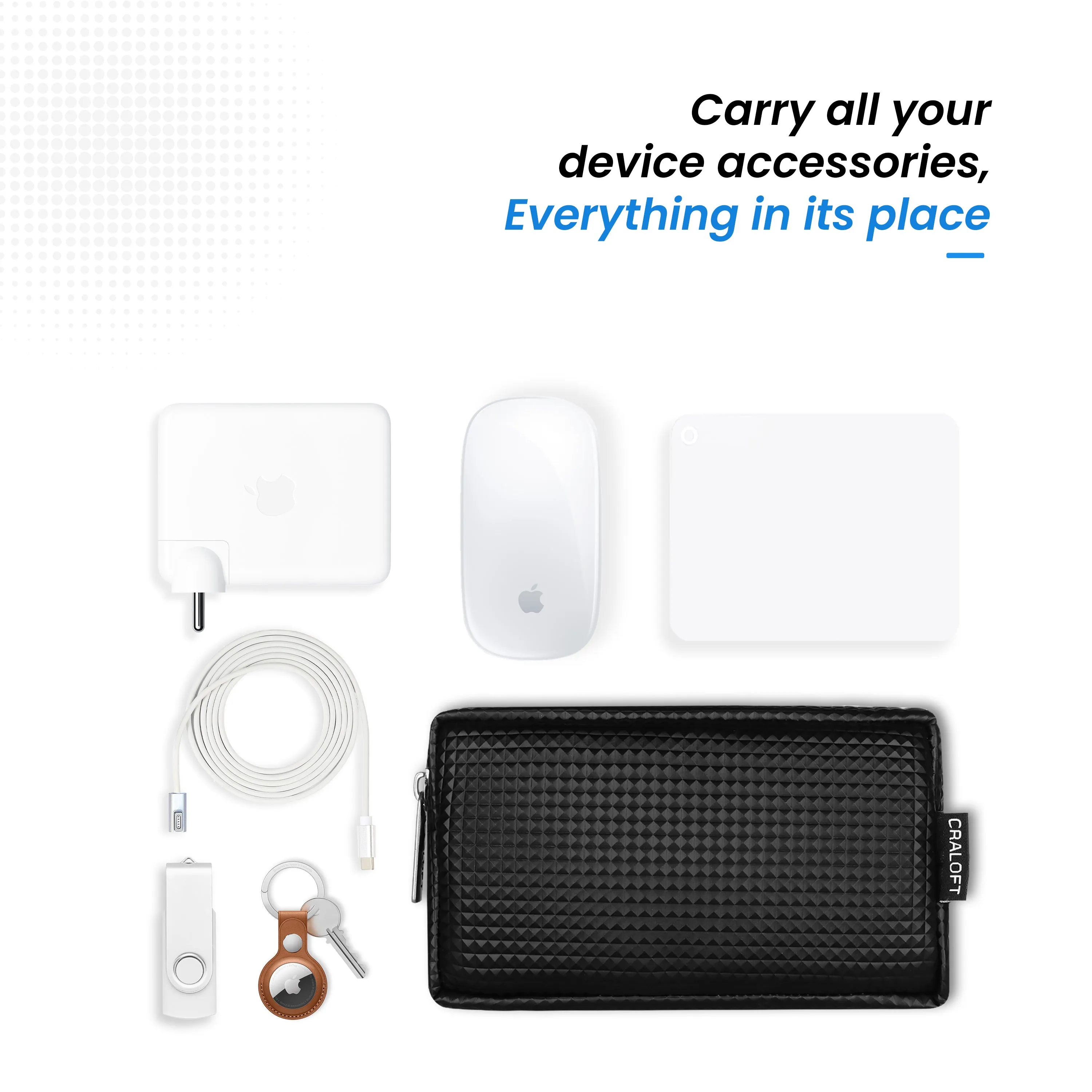 Majestic Diamond Charger Pouch (Black)