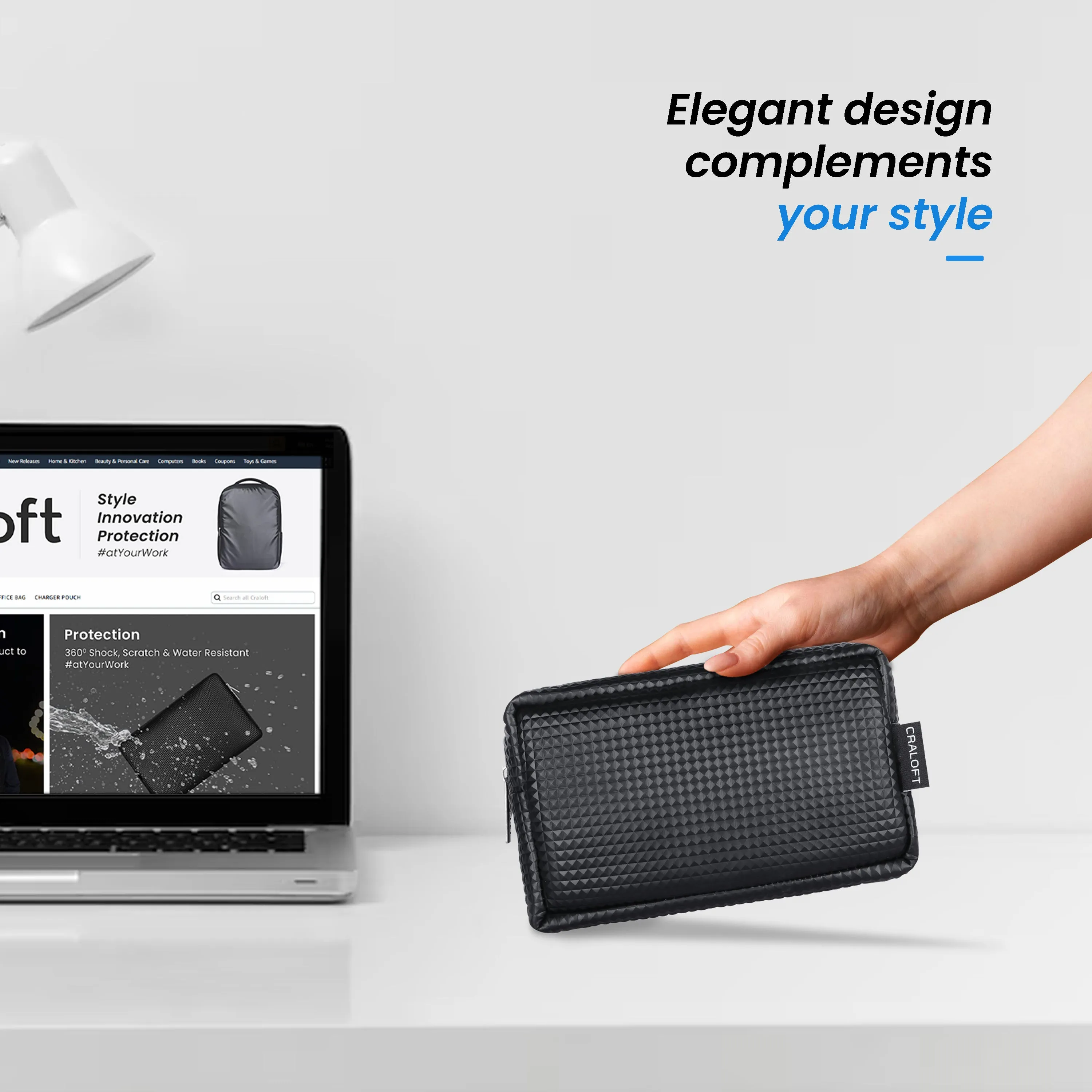 Majestic Diamond Charger Pouch (Black)