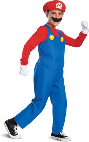 Mario Deluxe Child Boy Costume