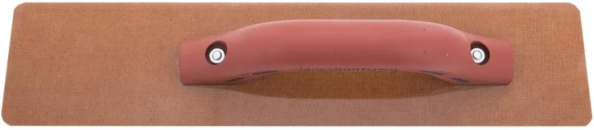 MARSHALLTOWN Resin Hand Float, 18 x 3-1/2 Inch, DuraSoft Handle, Laminated Canvas Resin, Concrete Tool, Easily Works Color Hardeners into Concrete, Square End, Concrete Tools, Made in USA, 4528D