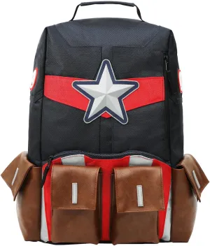 Marvel Captain America Suit Up Character 18" Backpack