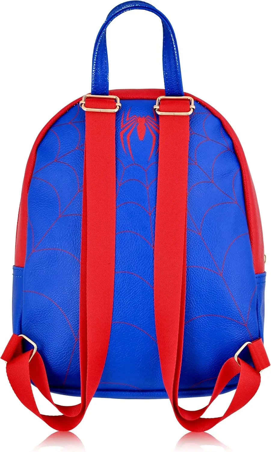 Marvel Spiderman Backpack for Men, Women, Unisex | Cute PU Leather 10" Spider-Man Mini Backpack Purse Shoulder Purse | Spiderman Bag and Spiderman Accessories