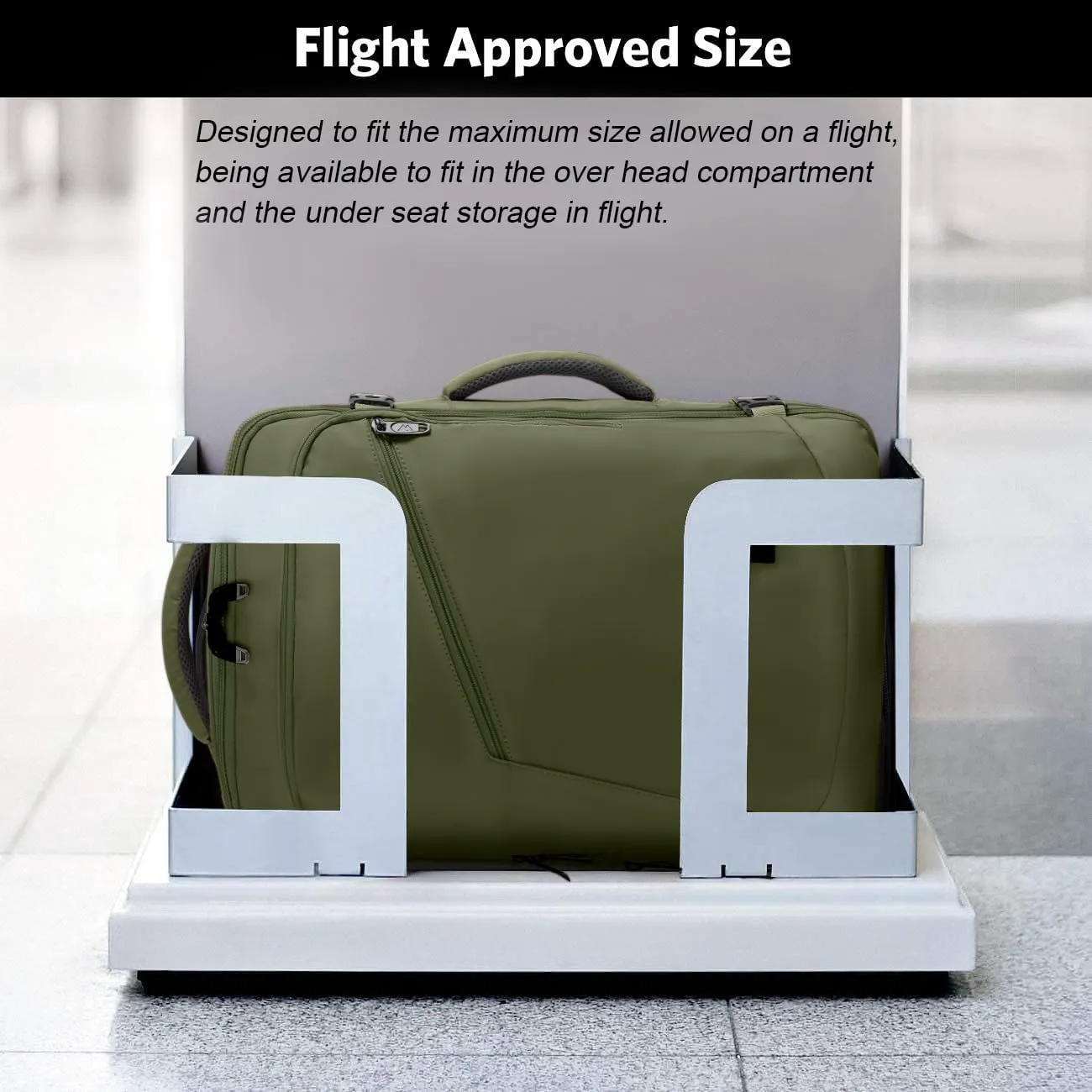 MATEIN Expandable Air Travel Backpack, Light Weight Carry on Backpack with Trolley Sleeve, Water Resistant Daypack for Hiking, Gifts for Men who Like to Travel, Dark Green