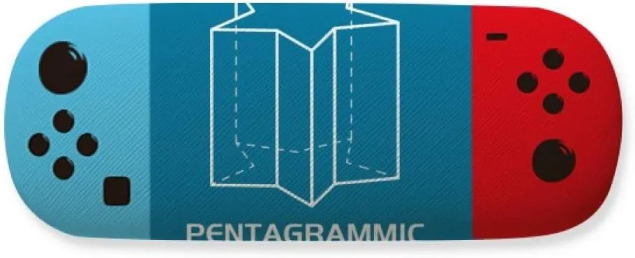 Mathematical Geometric Space Pantagrammic Prism Storage Glasses Case Creative Game Shell Holder