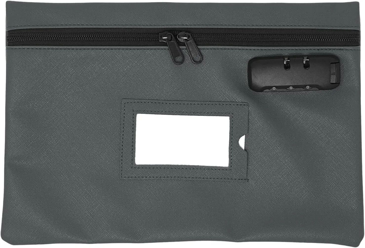 Medicine Bag with Lock | 12x8 Inch Med Bag | Medication Bag for Traveling | Small Medication Travel Bag | Kids Medicine Bag | Pills Locking Zipper Pouch Storage Case Organizer (Grey)